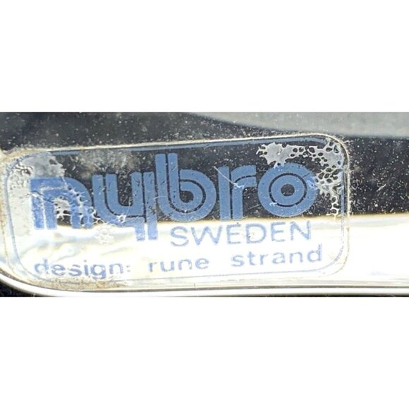 Nybro Seal Paperweight Lead Crystal Signed Original Sticker Vintage 2.75" - Picture 3 of 8